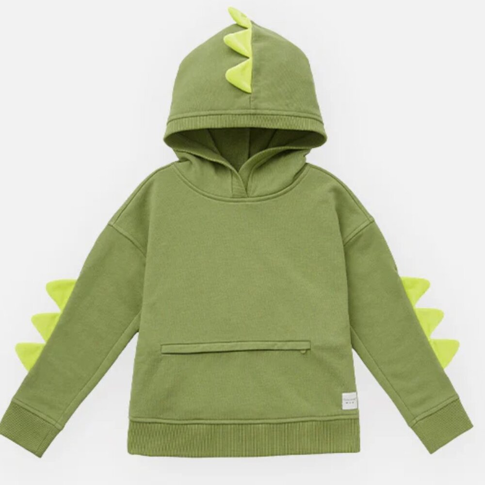 Dayo The Dinosaur 2 in 1 Sweatshirt Hoodie Pullover Plush Animal Cubcoats Sz 3T